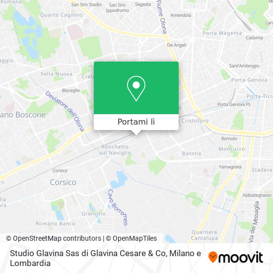 Mappa Studio Glavina Sas di Glavina Cesare & Co