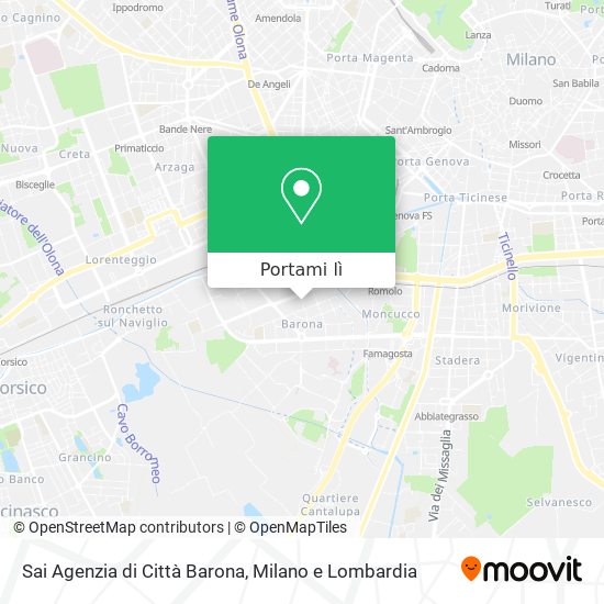 Mappa Sai Agenzia di Città Barona