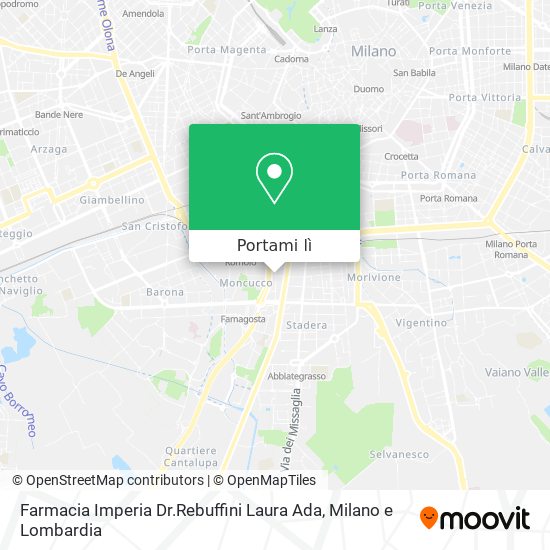 Mappa Farmacia Imperia Dr.Rebuffini Laura Ada