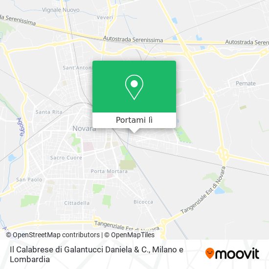 Mappa Il Calabrese di Galantucci Daniela & C.