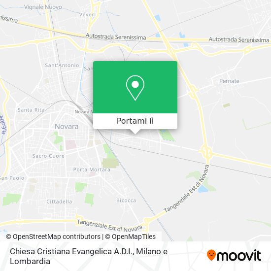 Mappa Chiesa Cristiana Evangelica A.D.I.