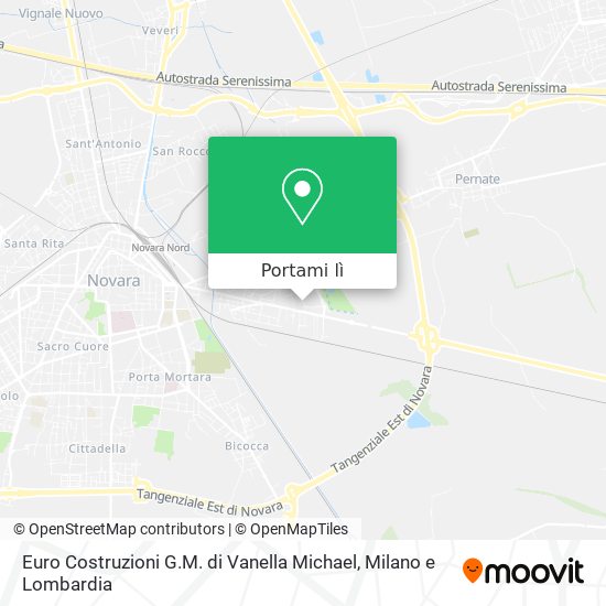 Mappa Euro Costruzioni G.M. di Vanella Michael
