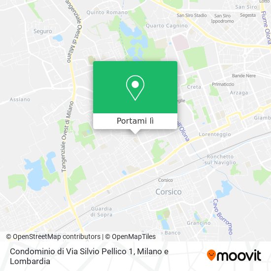 Mappa Condominio di Via Silvio Pellico 1