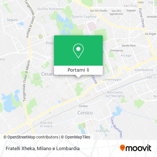 Mappa Fratelli Xheka