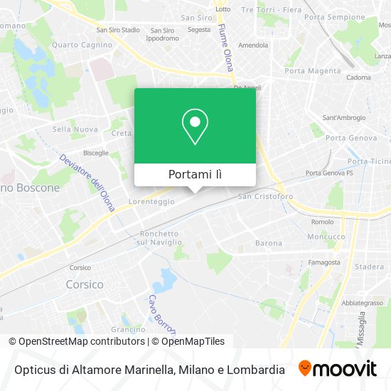 Mappa Opticus di Altamore Marinella