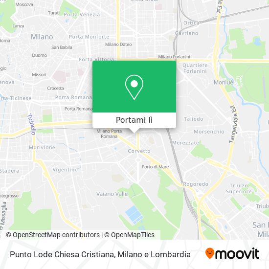 Mappa Punto Lode Chiesa Cristiana