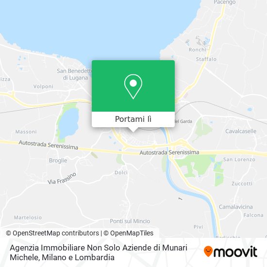 Mappa Agenzia Immobiliare Non Solo Aziende di Munari Michele