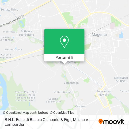 Mappa B.N.L. Edile di Basciu Giancarlo & Figli