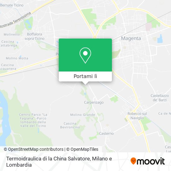 Mappa Termoidraulica di la China Salvatore