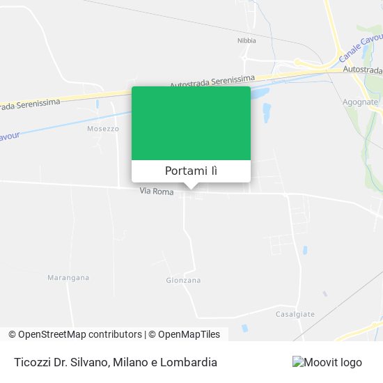 Mappa Ticozzi Dr. Silvano