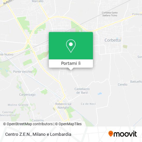 Mappa Centro Z.E.N.