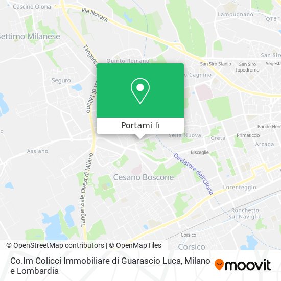 Mappa Co.Im Colicci Immobiliare di Guarascio Luca