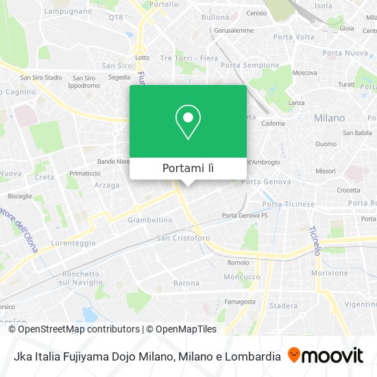 Mappa Jka Italia Fujiyama Dojo Milano