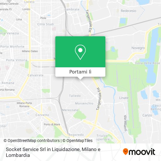 Mappa Socket Service Srl in Liquidazione
