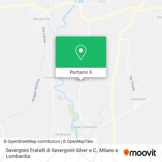 Mappa Severgnini Fratelli di Severgnini Silver e C.