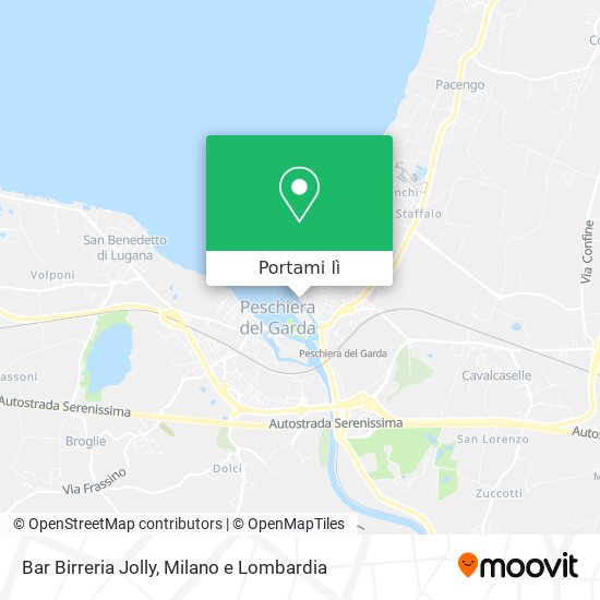 Mappa Bar Birreria Jolly