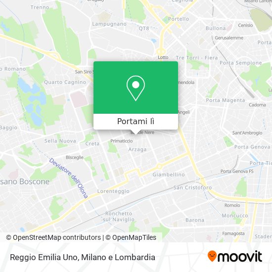 Mappa Reggio Emilia Uno