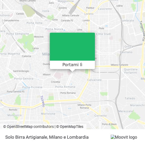 Mappa Solo Birra Artigianale