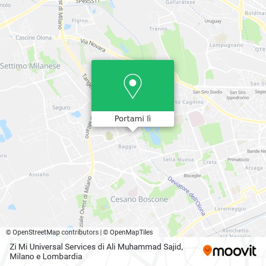 Mappa Zi Mi Universal Services di Ali Muhammad Sajid