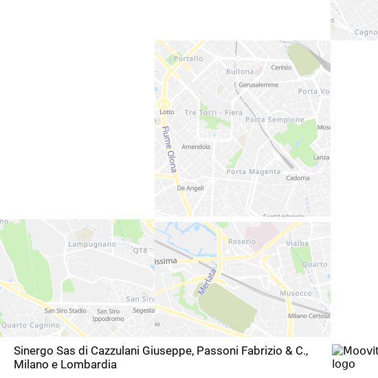 Mappa Sinergo Sas di Cazzulani Giuseppe, Passoni Fabrizio & C.