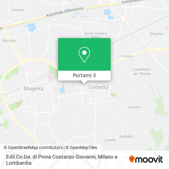 Mappa Edil.Co.Ge. di Pinna Costanzo Giovanni