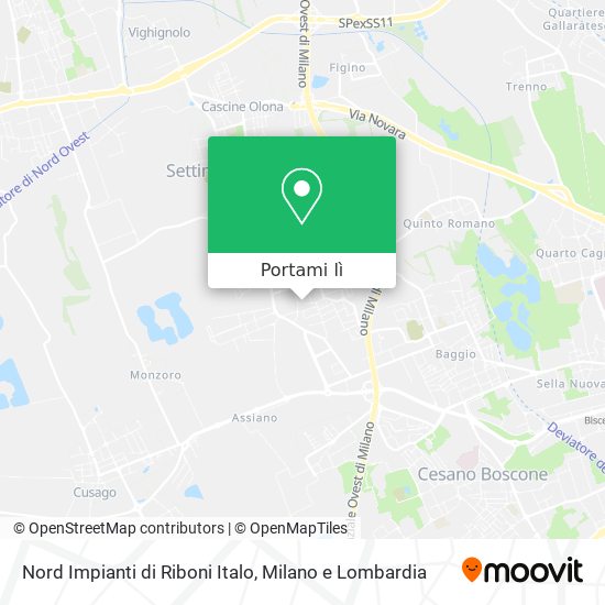 Mappa Nord Impianti di Riboni Italo