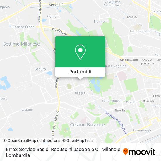Mappa Erre2 Service Sas di Rebuscini Jacopo e C.