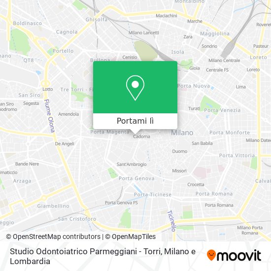 Mappa Studio Odontoiatrico Parmeggiani - Torri