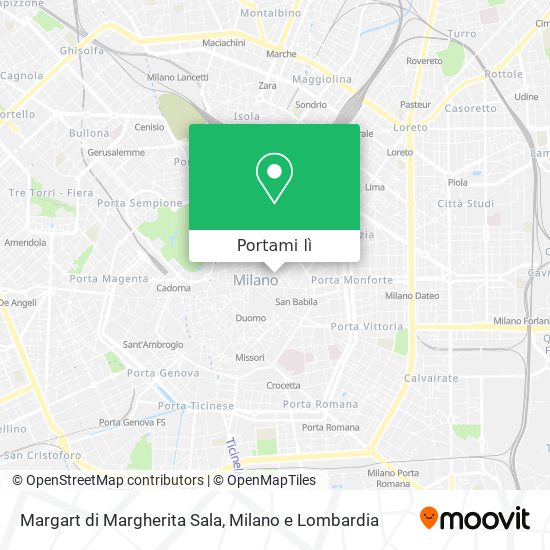 Mappa Margart di Margherita Sala