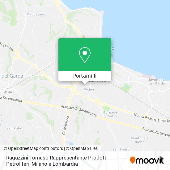 Mappa Ragazzini Tomaso Rappresentante Prodotti Petroliferi