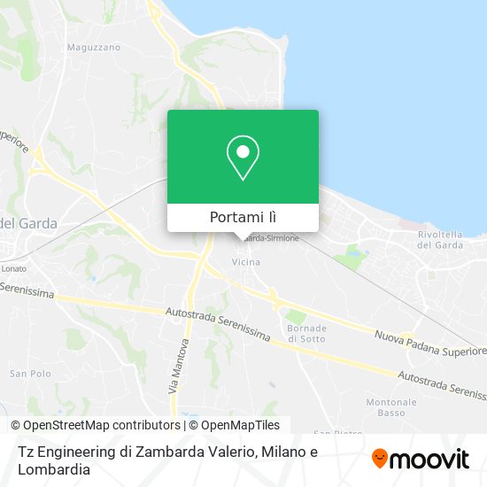 Mappa Tz Engineering di Zambarda Valerio