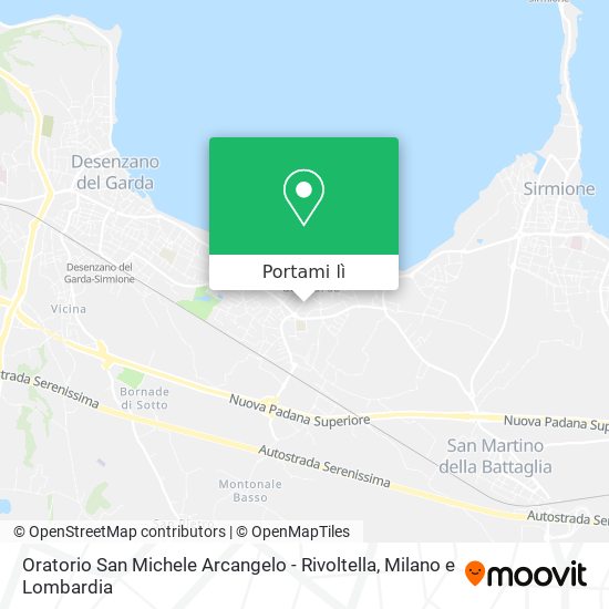 Mappa Oratorio San Michele Arcangelo - Rivoltella