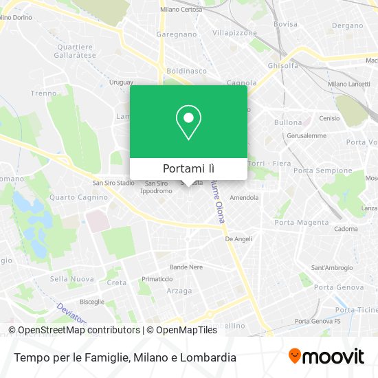 Mappa Tempo per le Famiglie