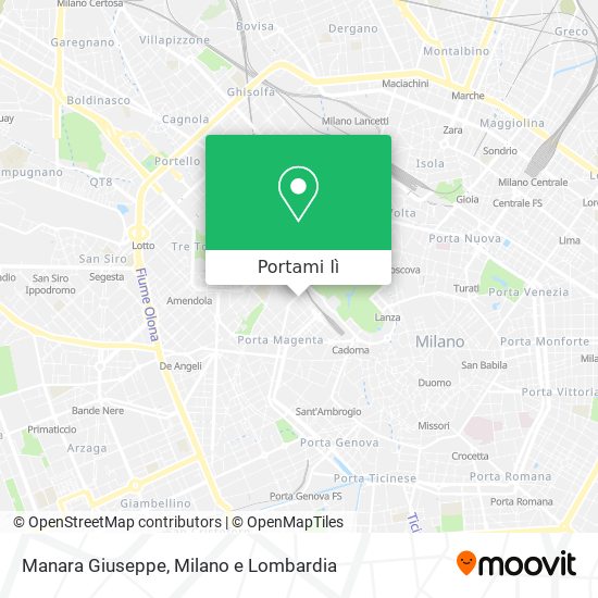 Mappa Manara Giuseppe