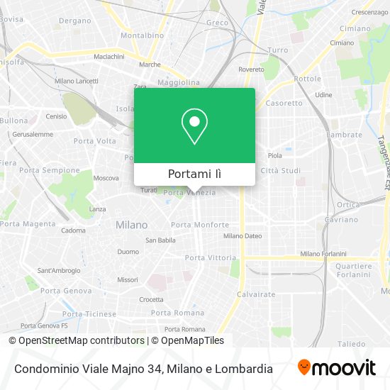 Mappa Condominio Viale Majno 34