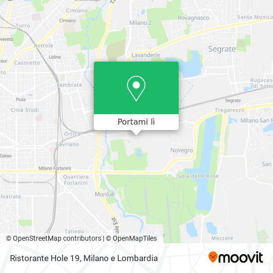 Mappa Ristorante Hole 19
