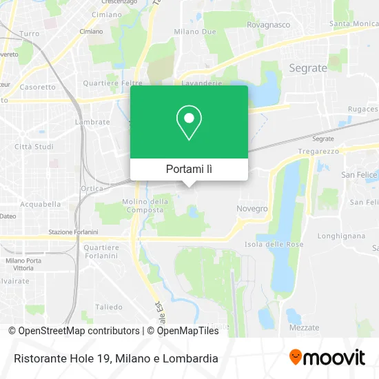 Mappa Ristorante Hole 19