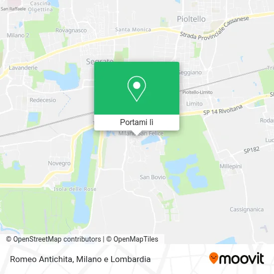 Mappa Romeo Antichita