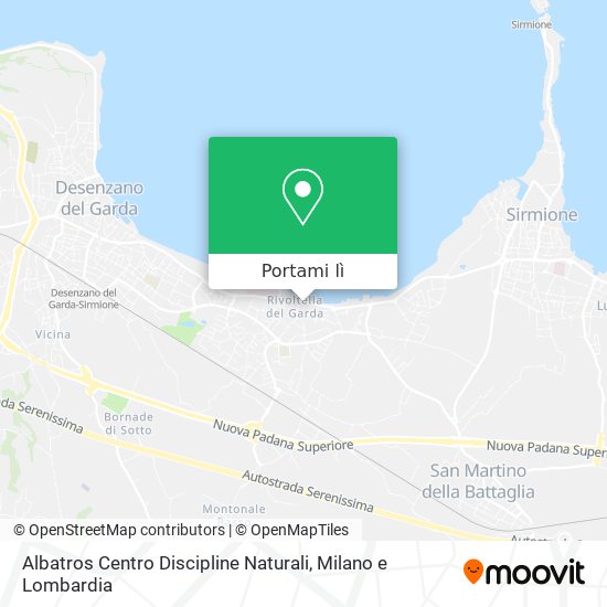 Mappa Albatros Centro Discipline Naturali
