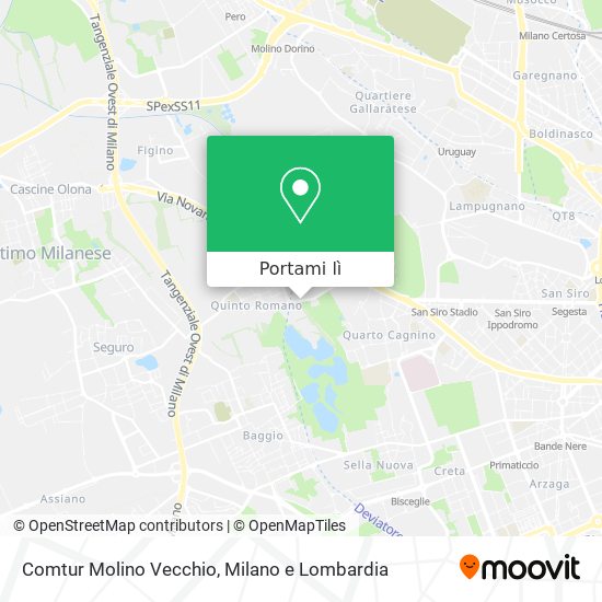 Mappa Comtur Molino Vecchio