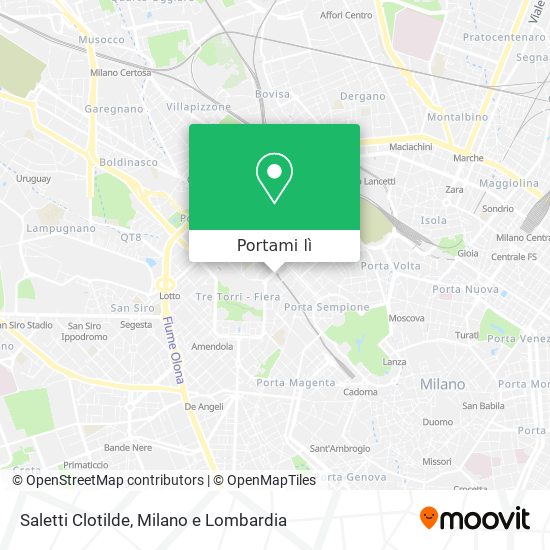 Mappa Saletti Clotilde
