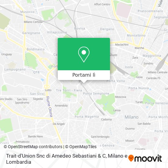Mappa Trait-d'Union Snc di Amedeo Sebastiani & C