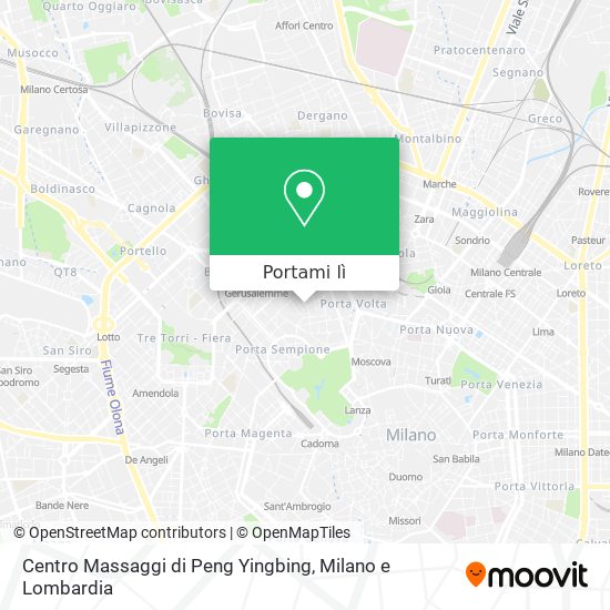 Mappa Centro Massaggi di Peng Yingbing