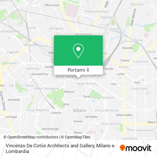 Mappa Vincenzo De Cotiis Architects and Gallery