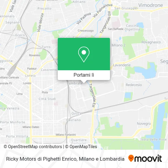 Mappa Ricky Motors di Pighetti Enrico