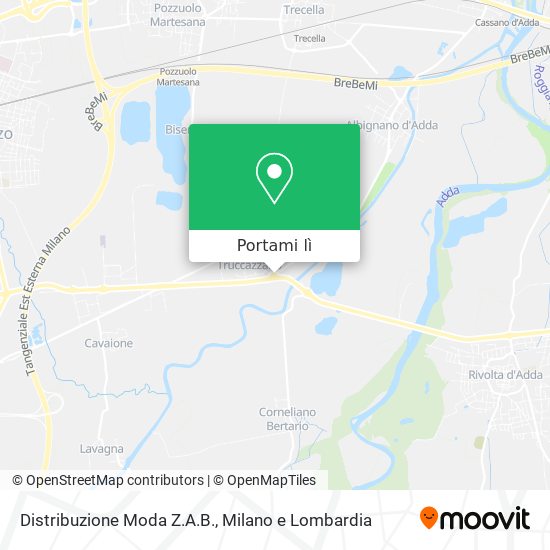 Mappa Distribuzione Moda Z.A.B.