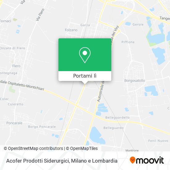 Mappa Acofer Prodotti Siderurgici