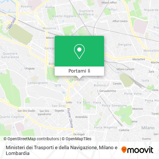 Mappa Ministeri dei Trasporti e della Navigazione