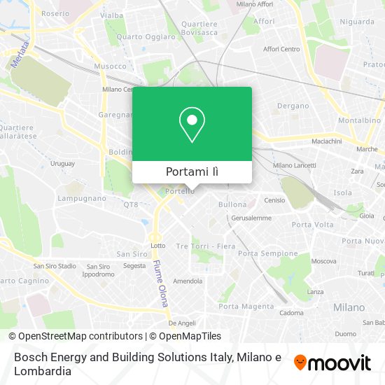 Mappa Bosch Energy and Building Solutions Italy