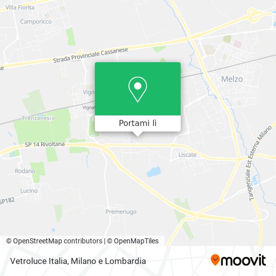Mappa Vetroluce Italia